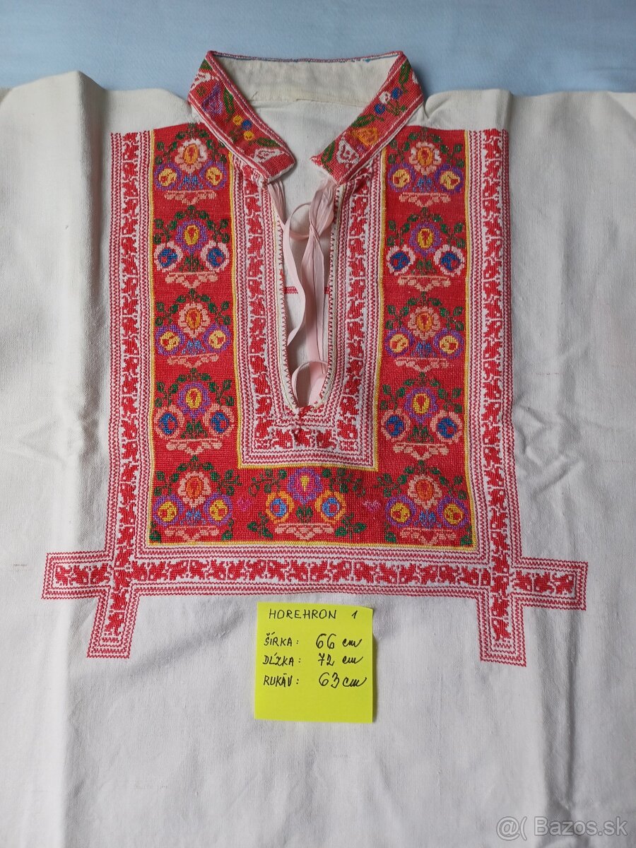 Pohorelá - folklórne košele - 5