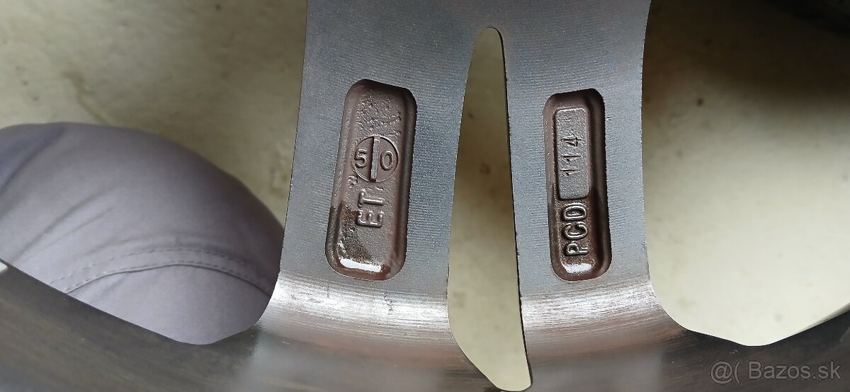 AL disky MAK Emblema,GUN MET MIRROR FACE 6,5x16x114,3 ET50 - 5