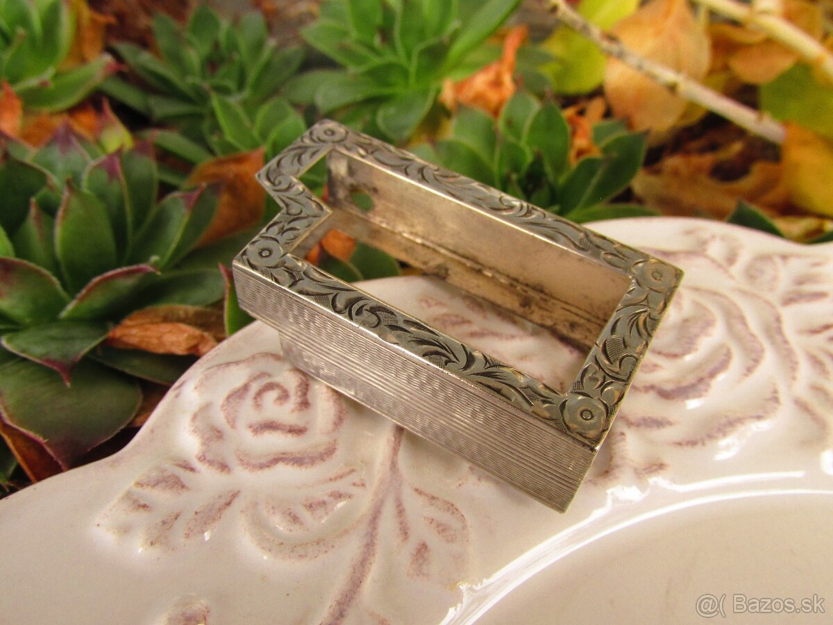 Strieborné púzdro na zapalovač, Ag 835 - 5