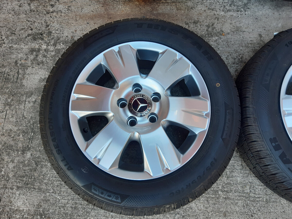 5x112 16" Mercedes Vito, Viano -nová sada - 5