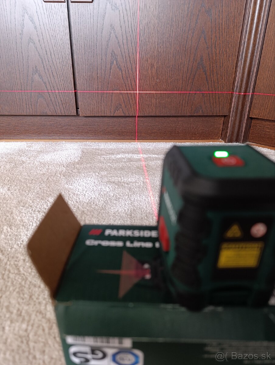 Set laserový merač a krížový líniový laser PARKSIDE - 5