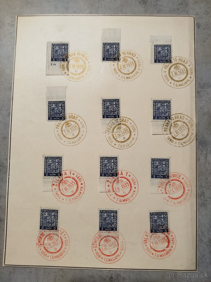 1. ČSR - príležitostné pečiatky - 5