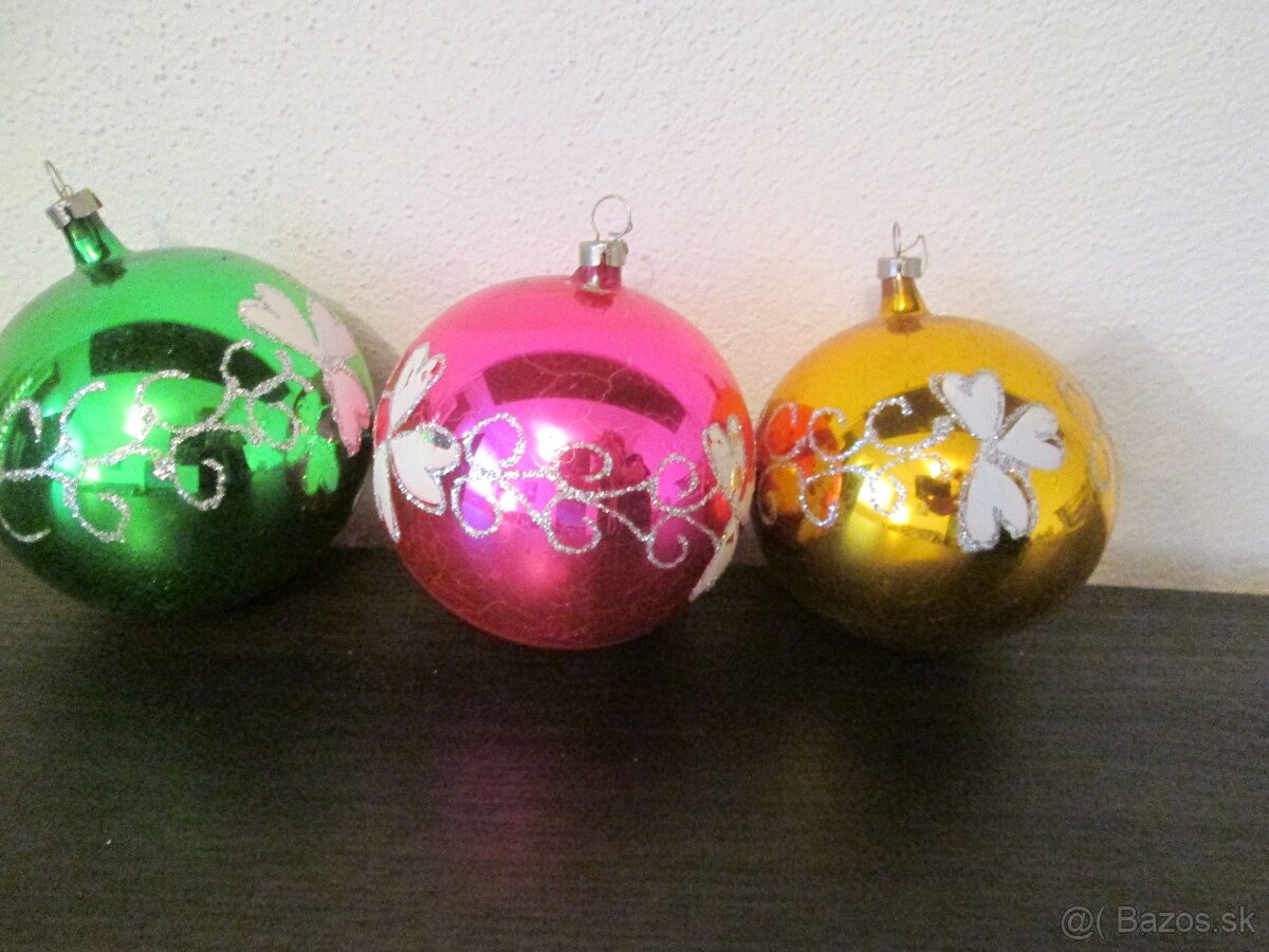 Retro sklenené gule - 5