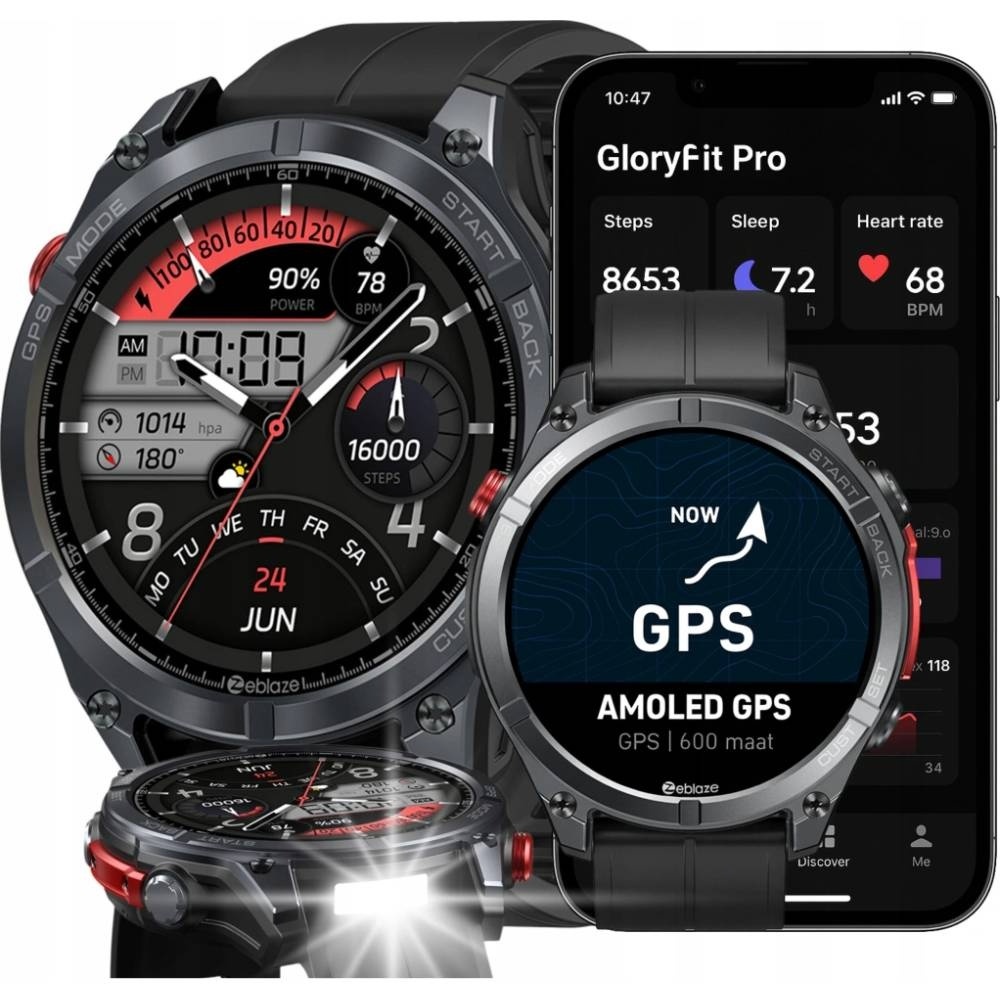 Smart hodinky Zeblaze Stratos 4 - 5