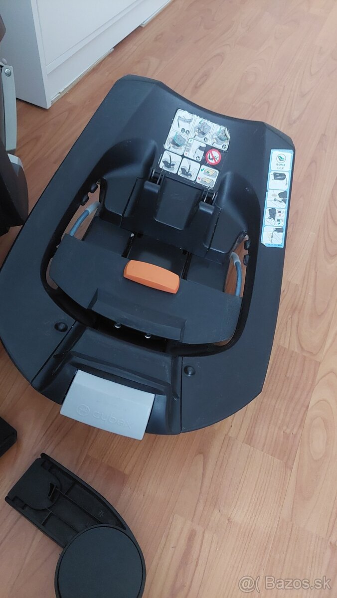Vajíčko CYBEX ATON 5 + základňa BASE 2 + adaptéry na kočík - 5