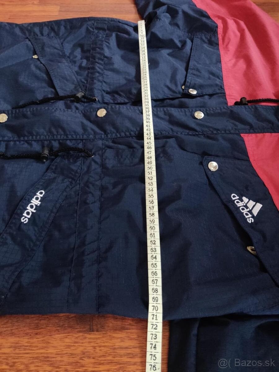 Retro bunda Adidas Originals navy/burgundy, velikost L - 5