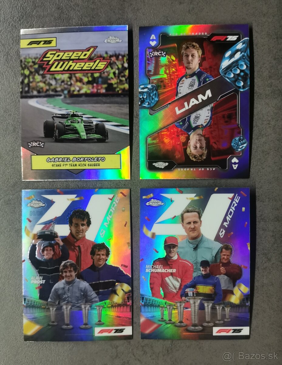Vymením kartičky Formula 1 topps chrome - 5