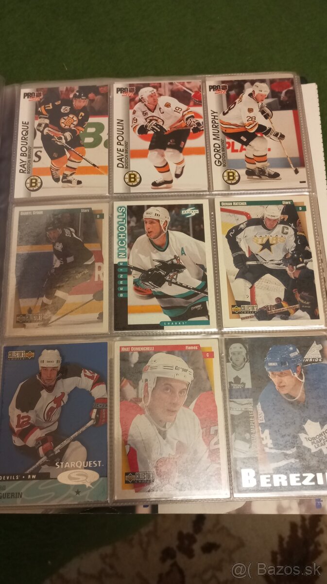 Staré hokejové kartičky. - 5