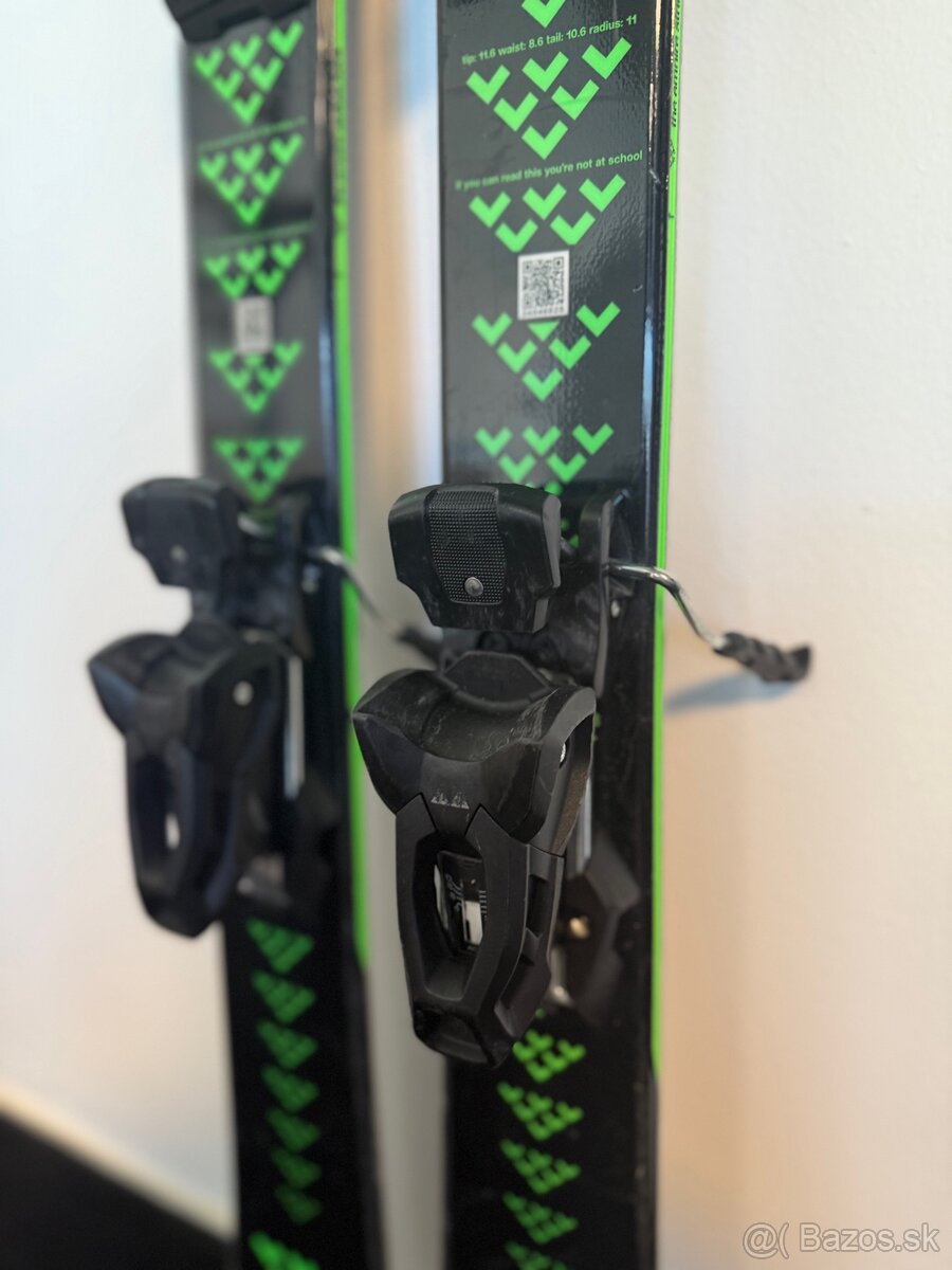 Black Crows Junius detské lyže, 85 mm, zelená - 5