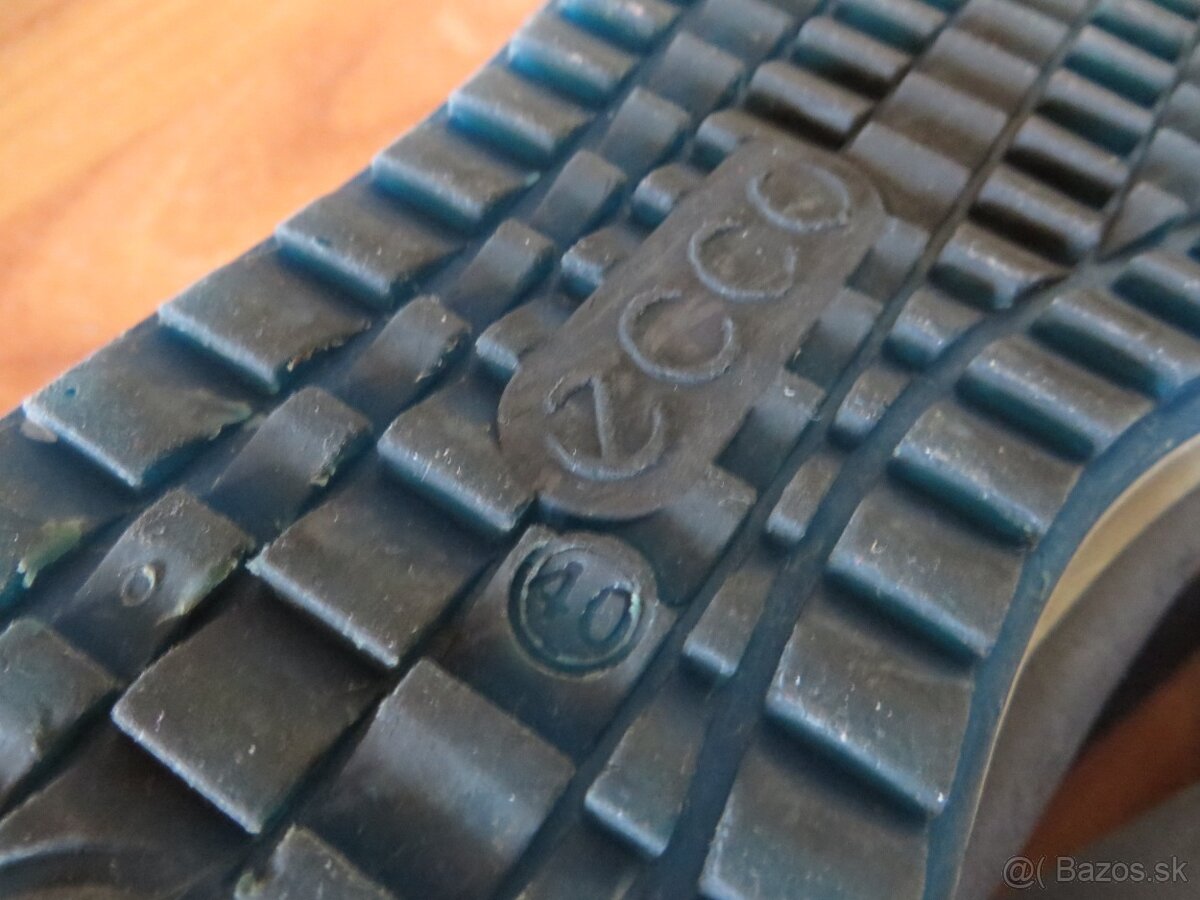 Chlapčenské / pánske kožené tenisky - veľ. 40 - ECCO - 5