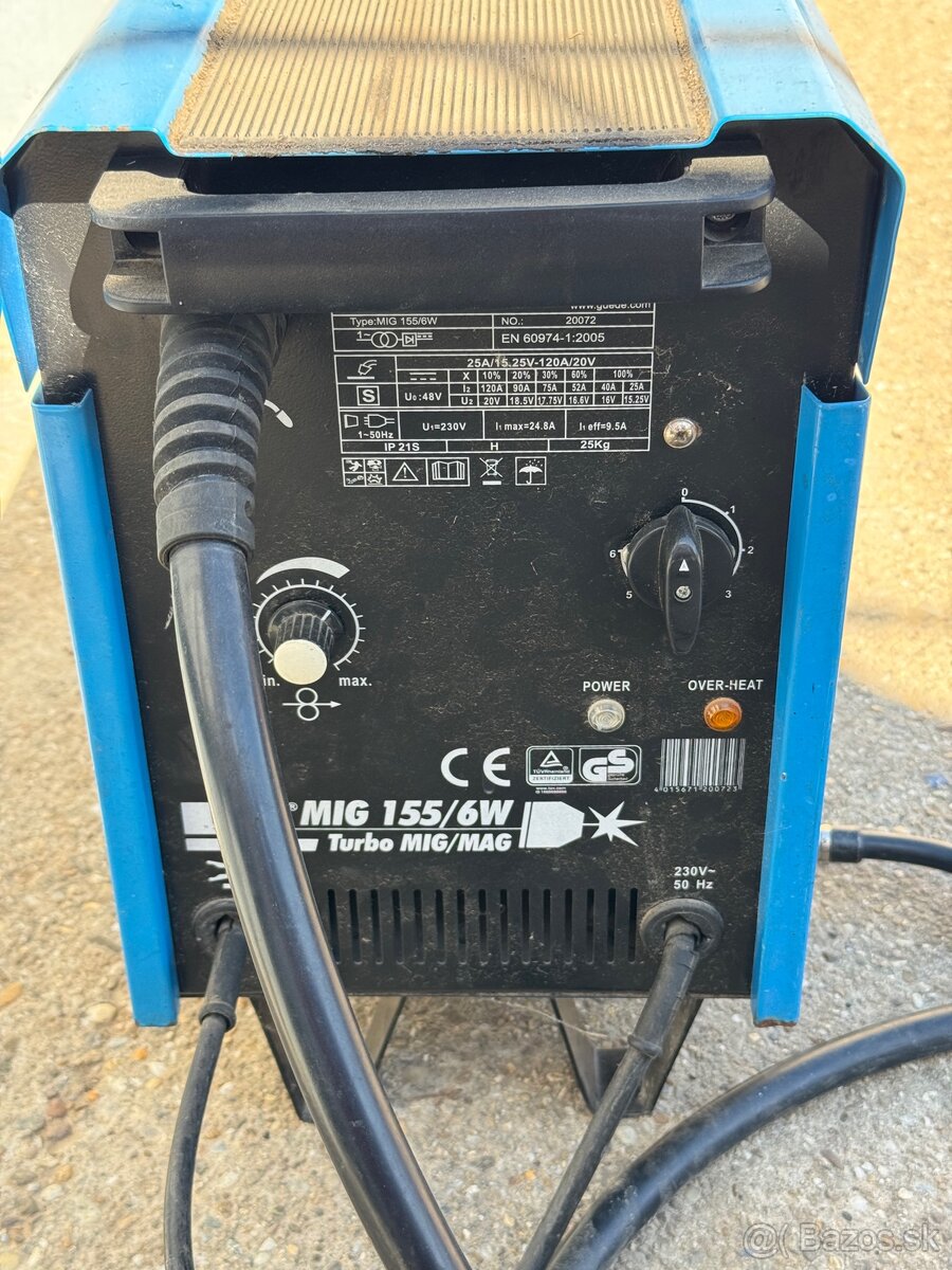 Predam funkčnú zváračku GUDE MIG 155/6W - 5