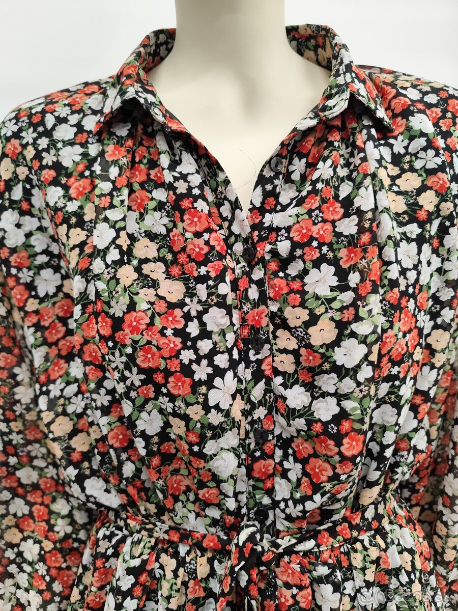 Šifónové šaty Cropp veľ. S/M - 5