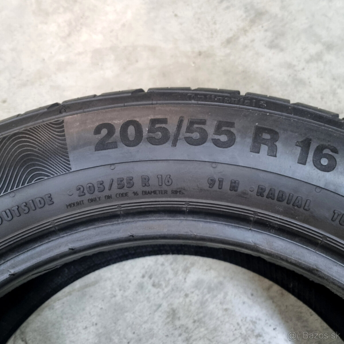 Letné pneumatiky 205/55 R16 CONTINENTAL - 5