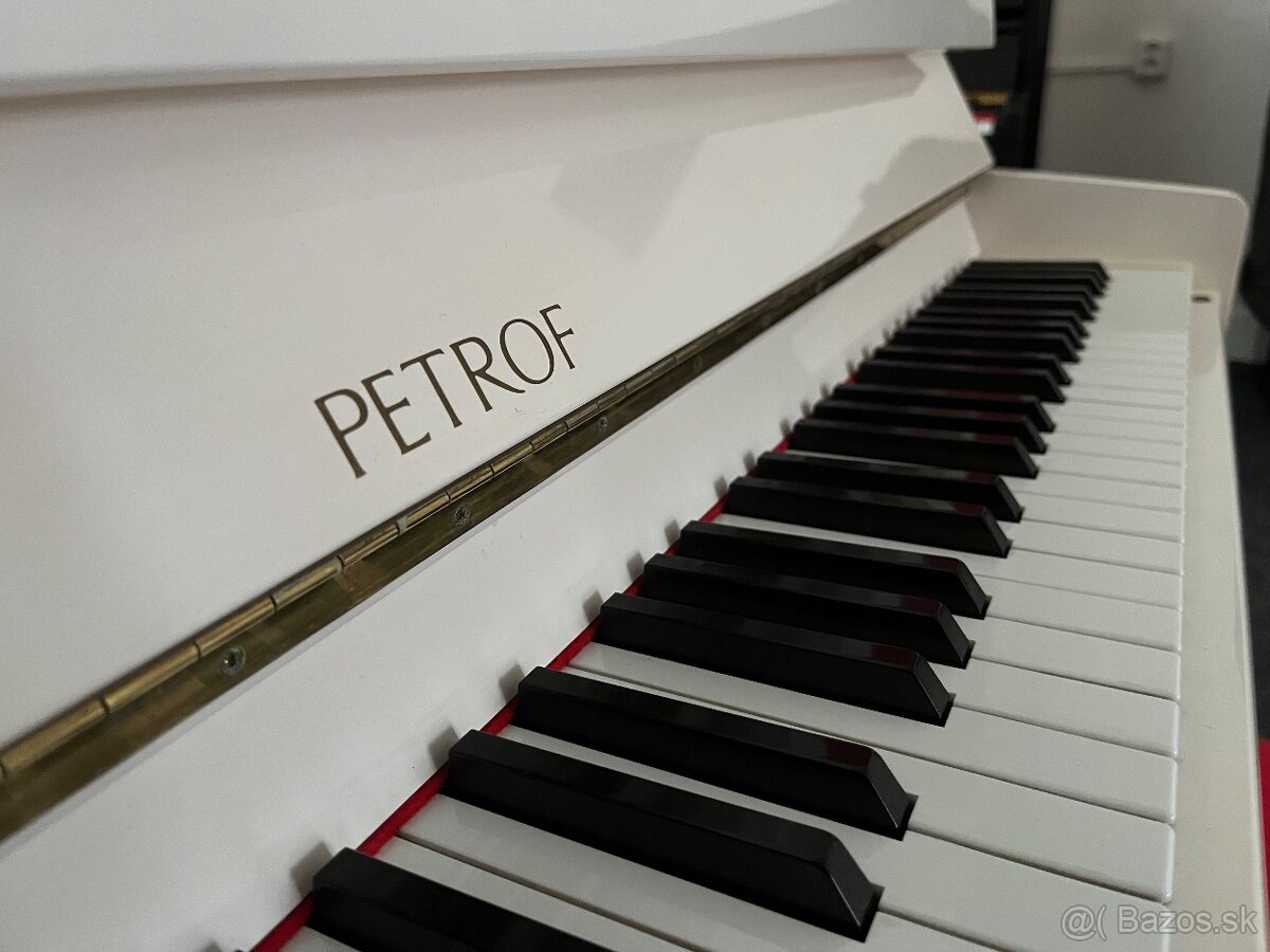 Zánovní Petrof 118 M1 rok v.2003 bílý lesk - 5