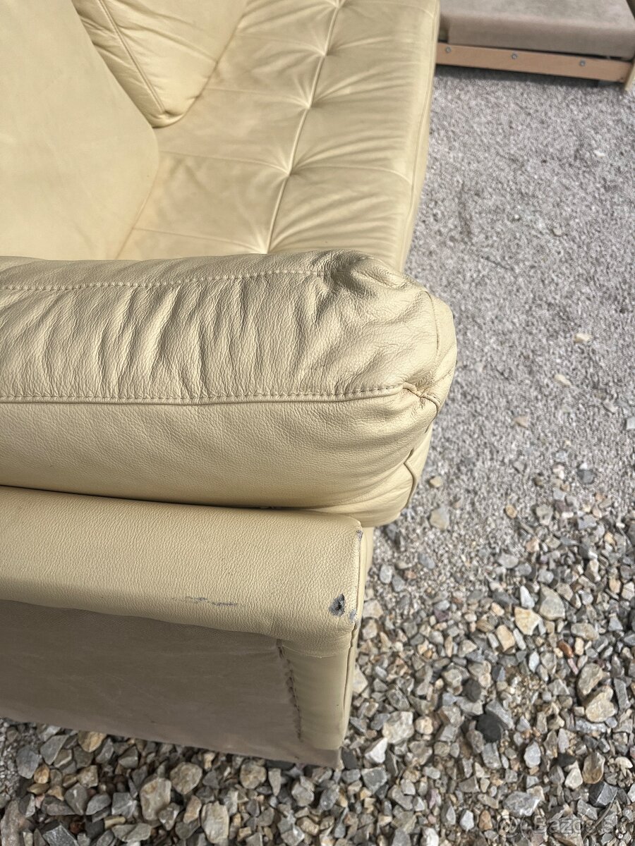 Rohova roztahovacia kožená sedačka - 5