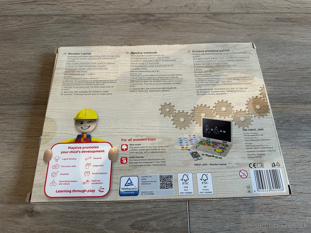 Dreveny notebook Playtive - 5