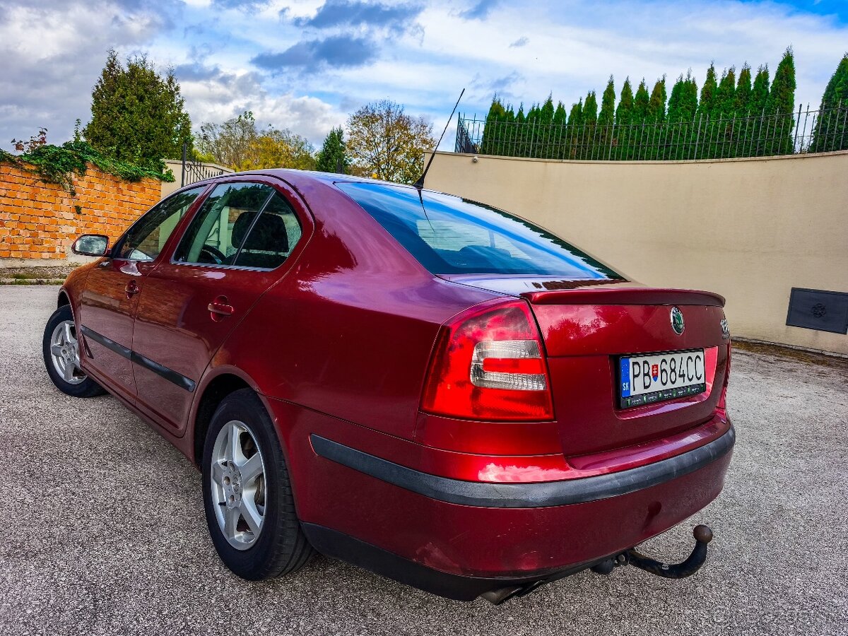 Škoda Octavia 2 sedan 1.9TDI 77kw SK auto Ťažné zariadenie - 5
