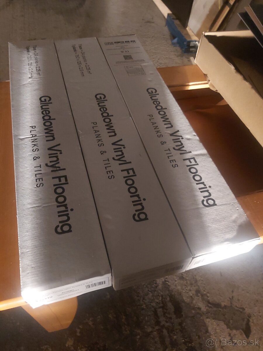 Lepený vynil 6,75 m2, 2ks lamelio dekorácie - 5