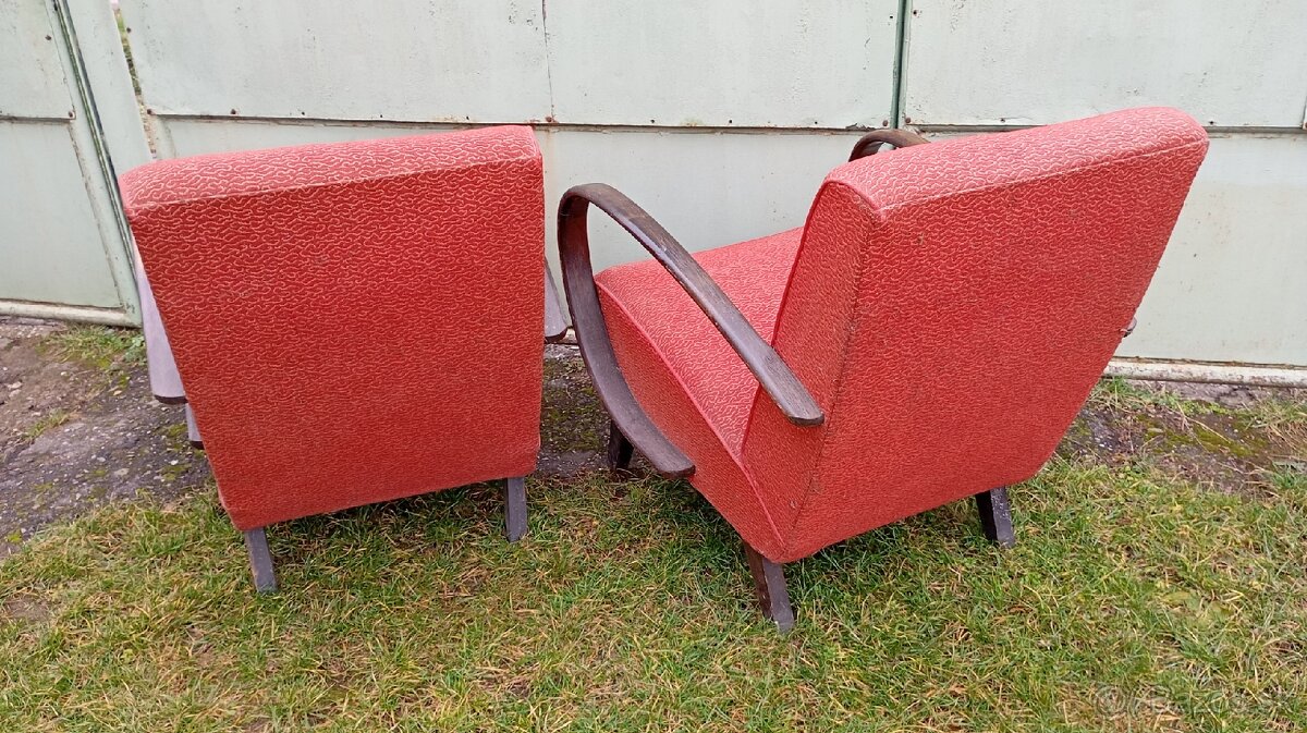 staré kreslá 2 kusy - 5