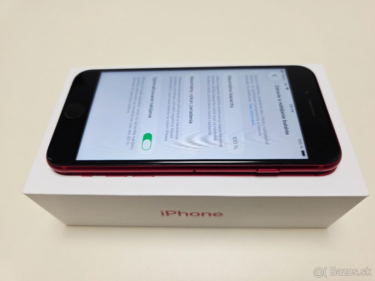 Apple iphone SE2020 RED PRODUCT,ZDRAVIE BATERKY 100% - 5