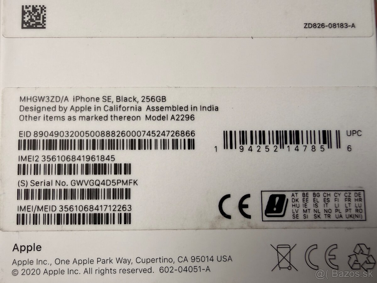 iPhone SE Black 256GB (2020) - 5