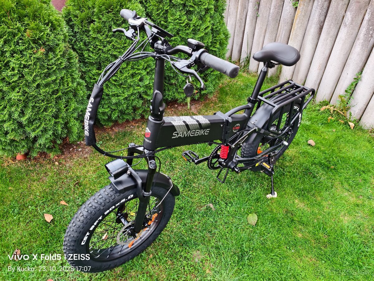 Skladací fat ebike Samebike 20x4.0",750W,15Ah,45km/h,100km - 5
