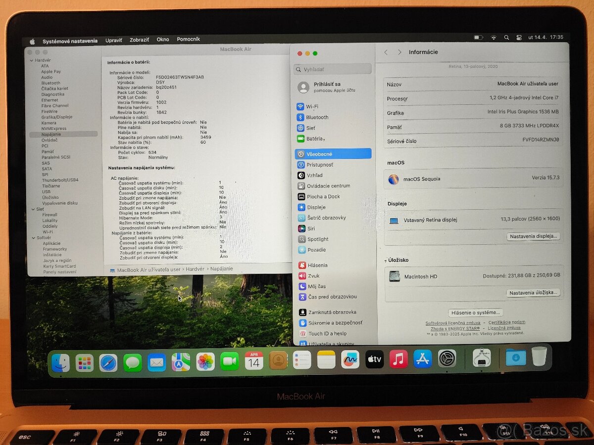 MacBook Air 2020 | i7 • 8GB • 256GB SSD - 5