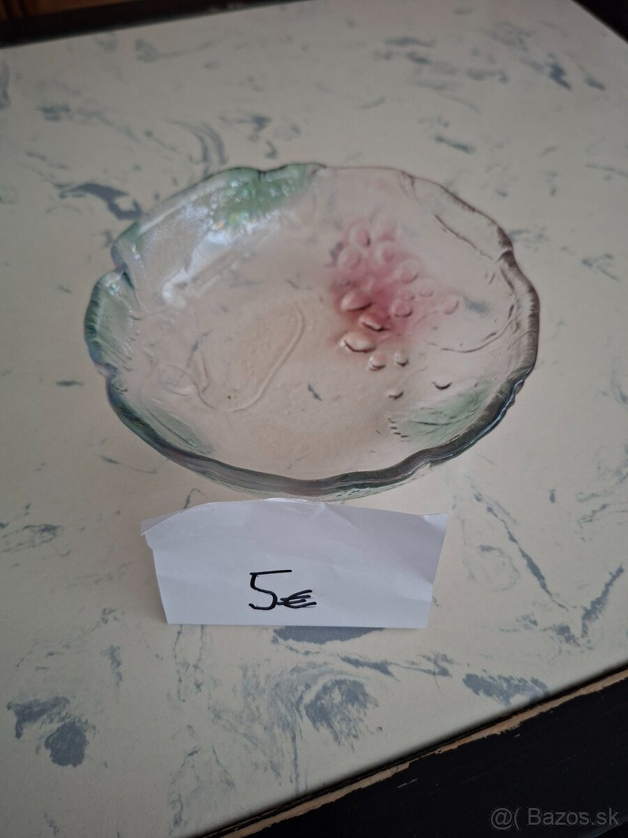 Krištálové a sklenené poháre, misy a misky - 5