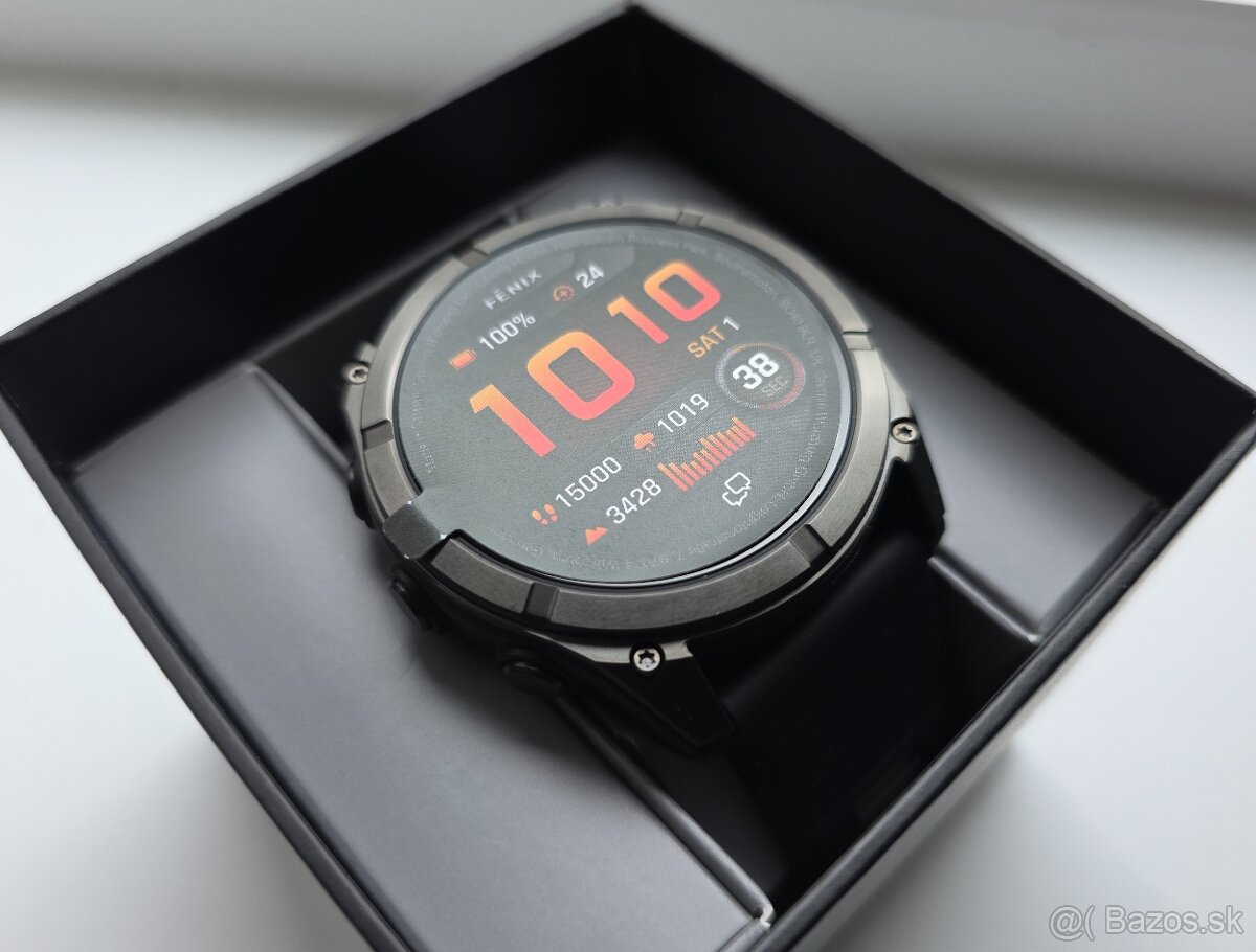 Garmin Fenix 8 Pro 51 mm AMOLED carbon gray titan, NOVE - 5