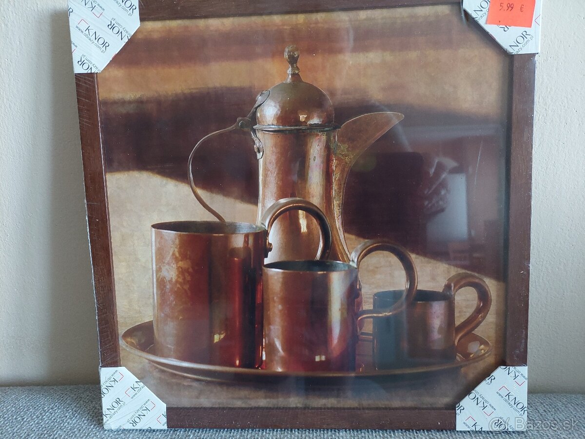 Obrazy s motívom kávy 5x - 5