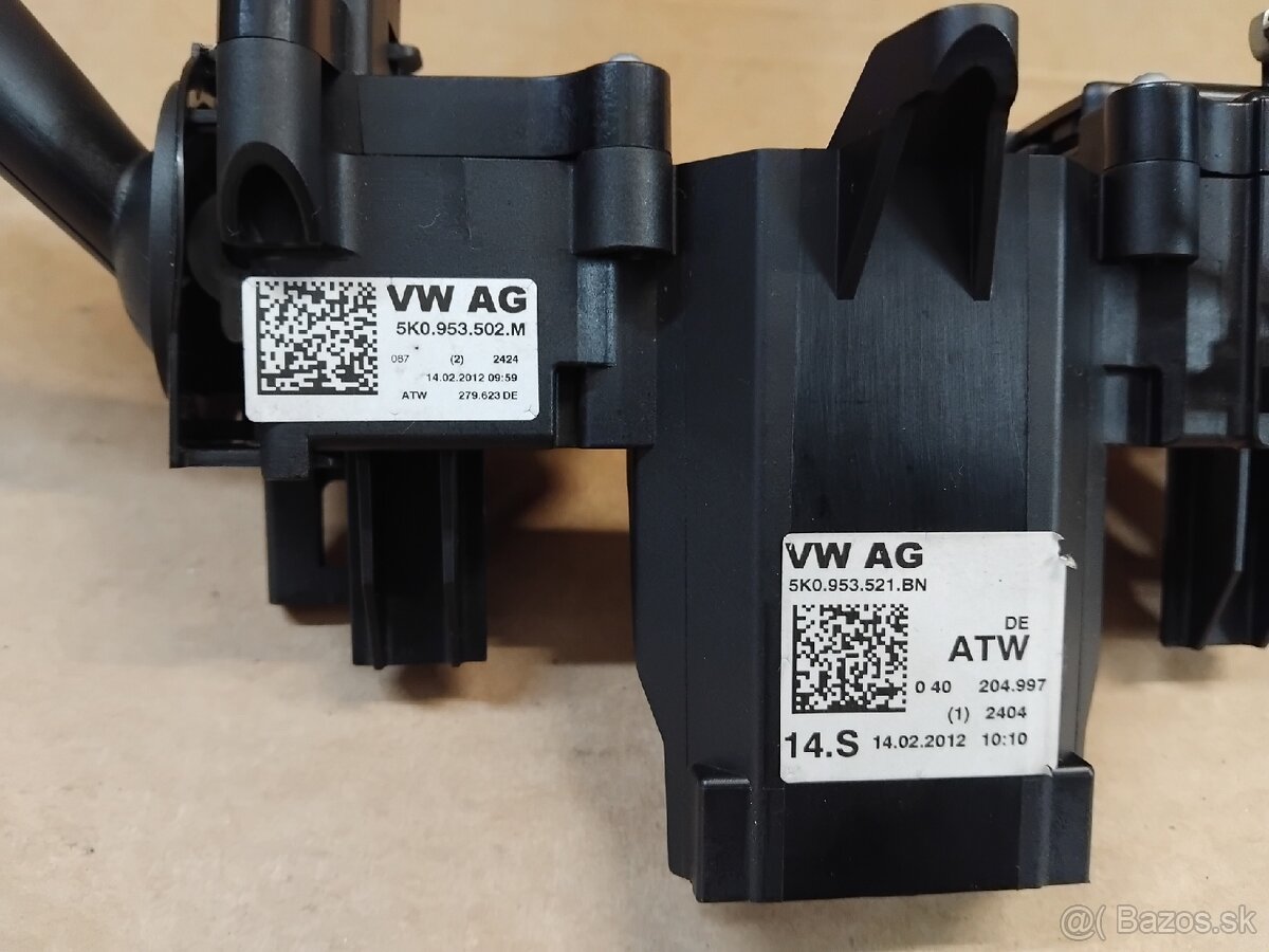 páčky pod volant Superb 2, Octavia 2 - 5