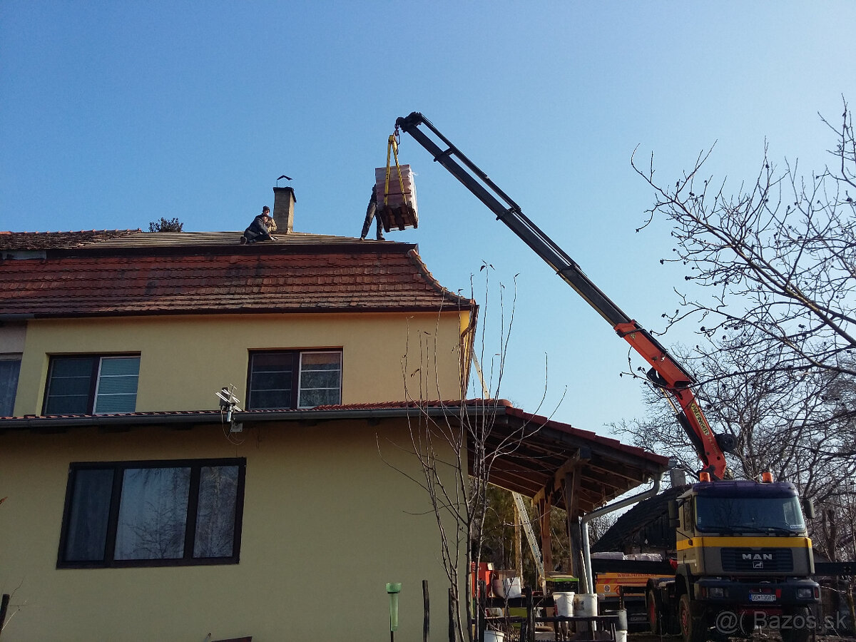 Žeriav, autožeriav, hydraulická ruka, ťahač, MAN, Scania 4x4 - 5