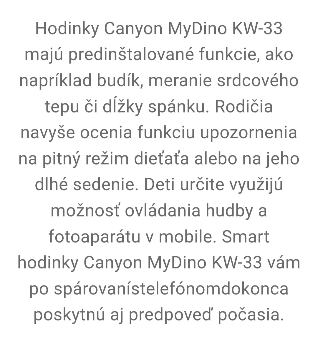 Smart hodinky detské Dino - 5