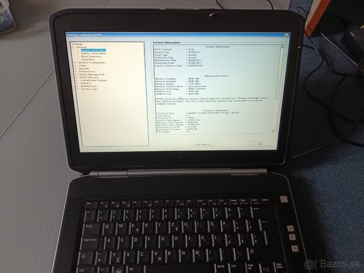 Dell E5420 - 5