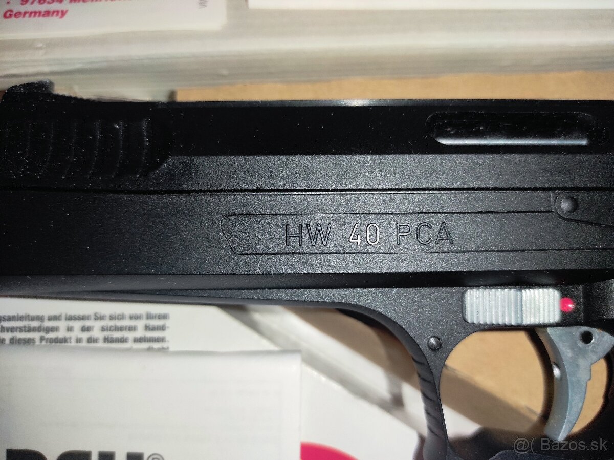 Vzduchová pištoľ Weihrauch HW40 4,5mm - 5