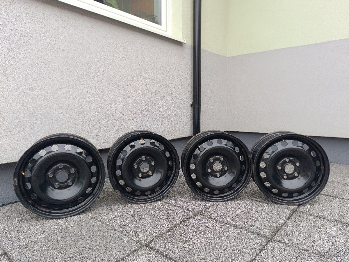 ✅5x112 R16 plechové disky - 5