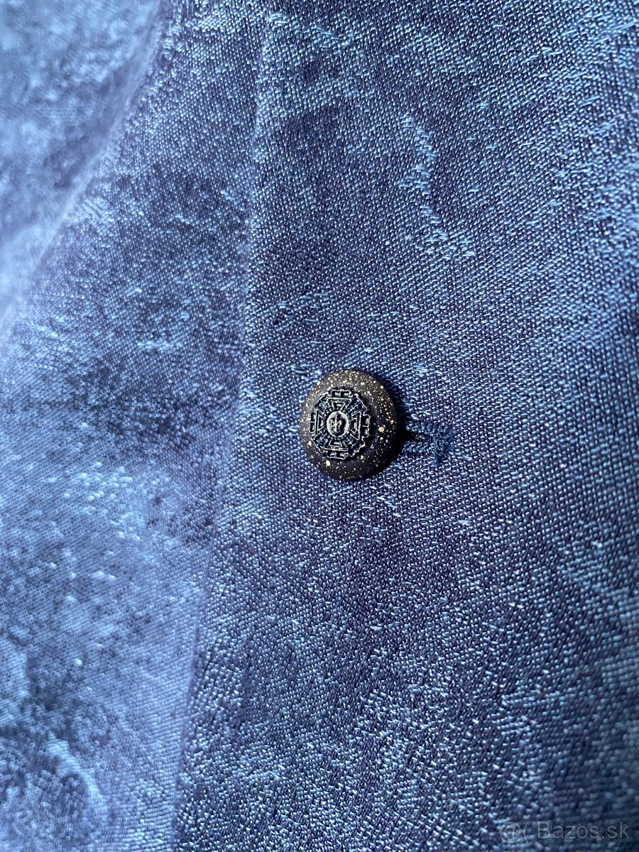 Wilvorst, svadobný modrý barokový oblek - 5