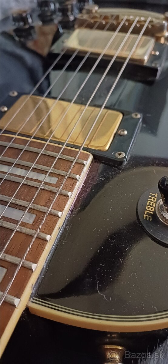 Epiphone les paul custom black + EMGx 81 a 85 - 5