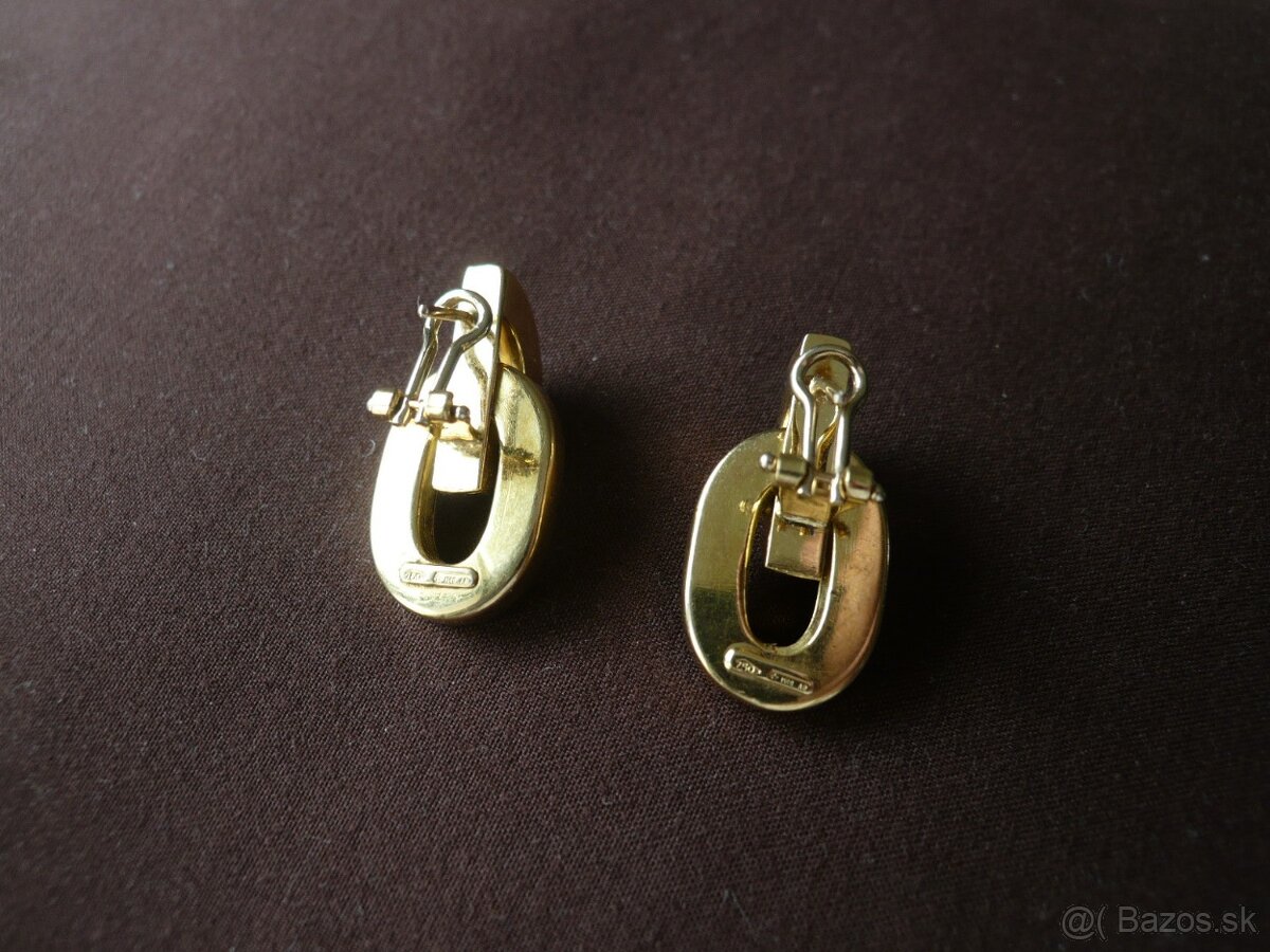 predam zlate nausnice 18karatove - 5