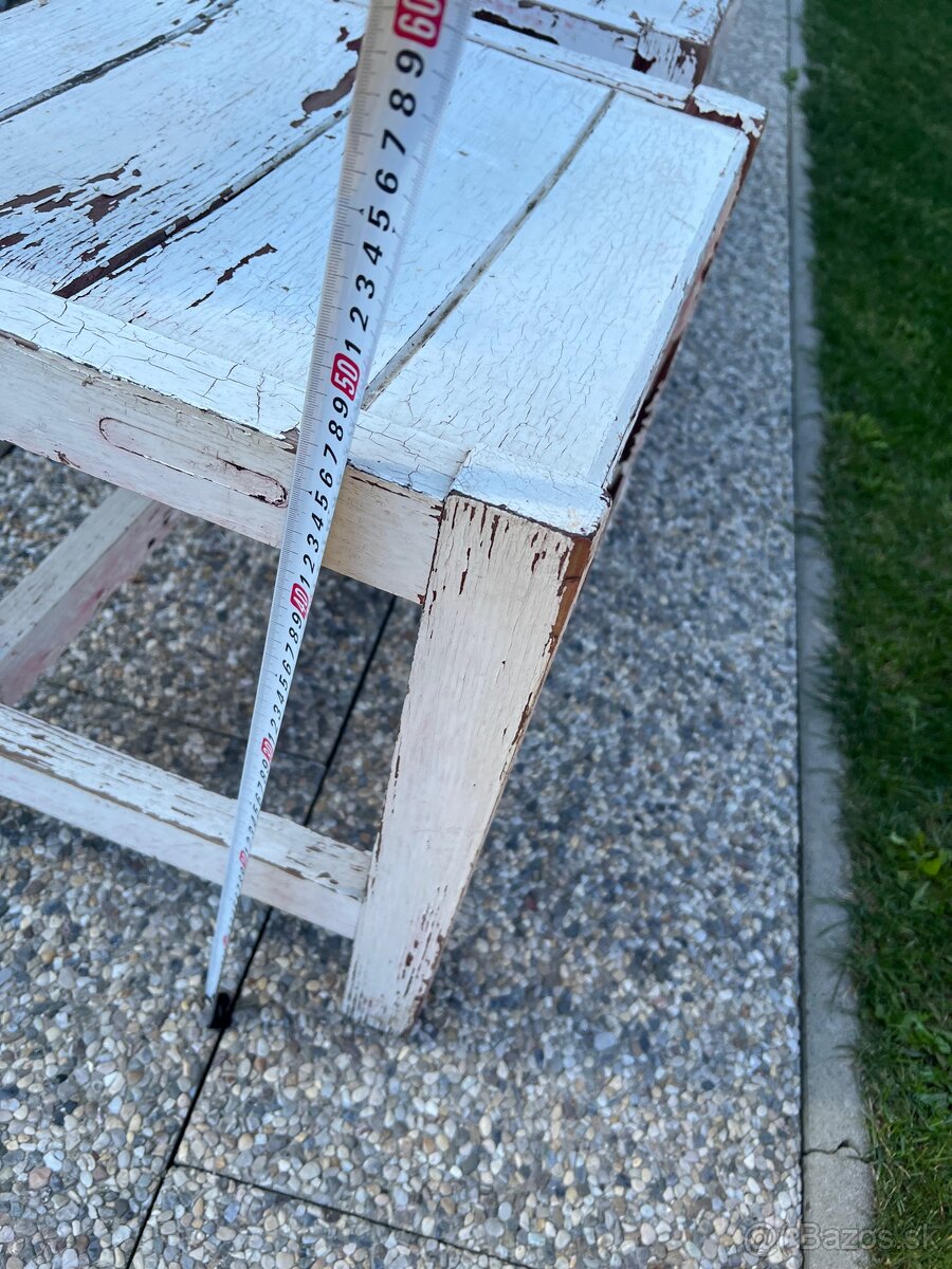 Stare drevene masivne pevne stolicky 2 ks ( 1ks 15 eur) - 5