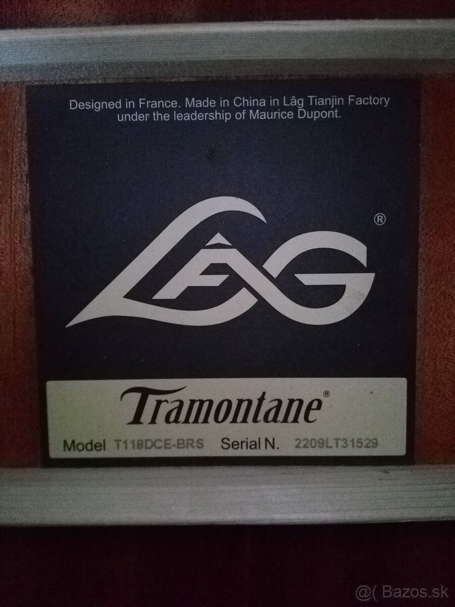 Predam gitaru LAG T118DCE BS. - 5