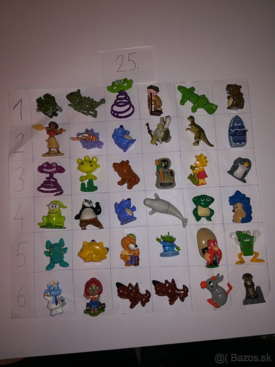 Kinder figúrky č. 4 - 5