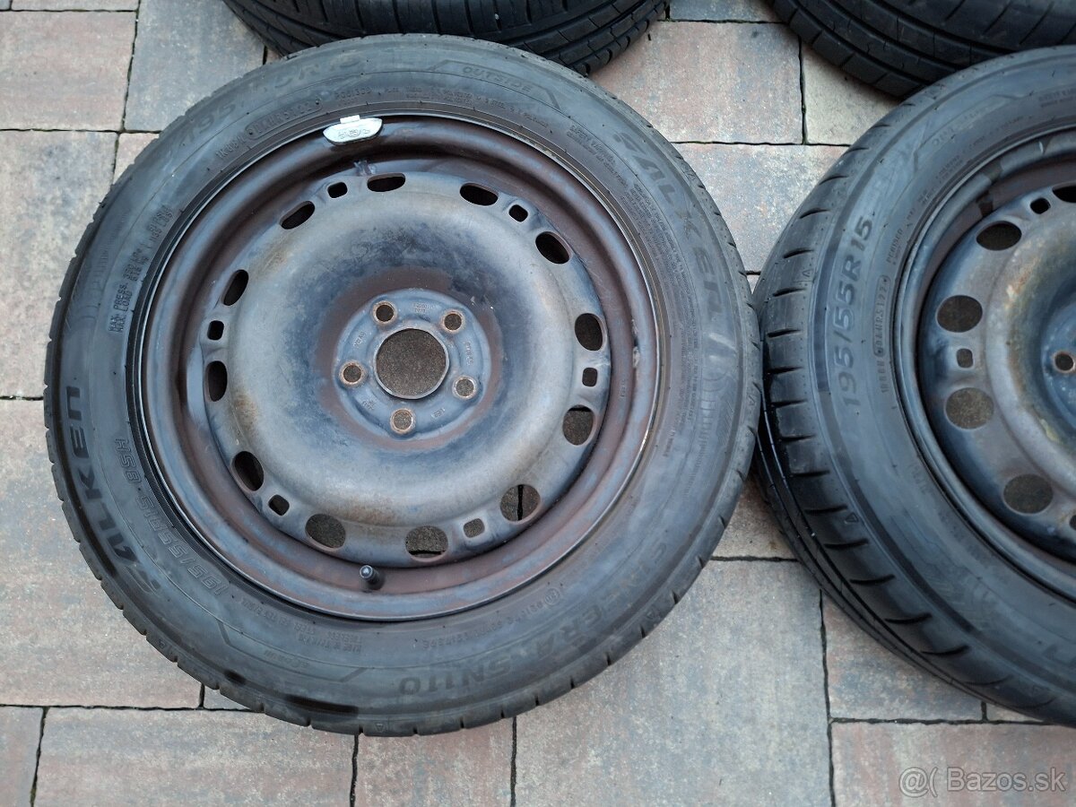 Predám plech.disky-Skoda/Vw/Seat--R15 - 5