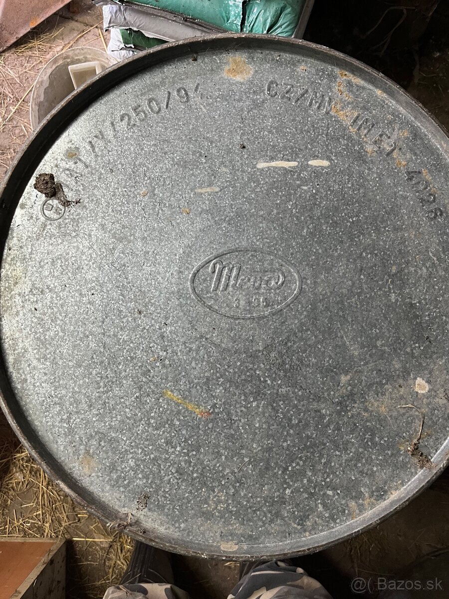 Pozinkovaný sud 225l meva - 5