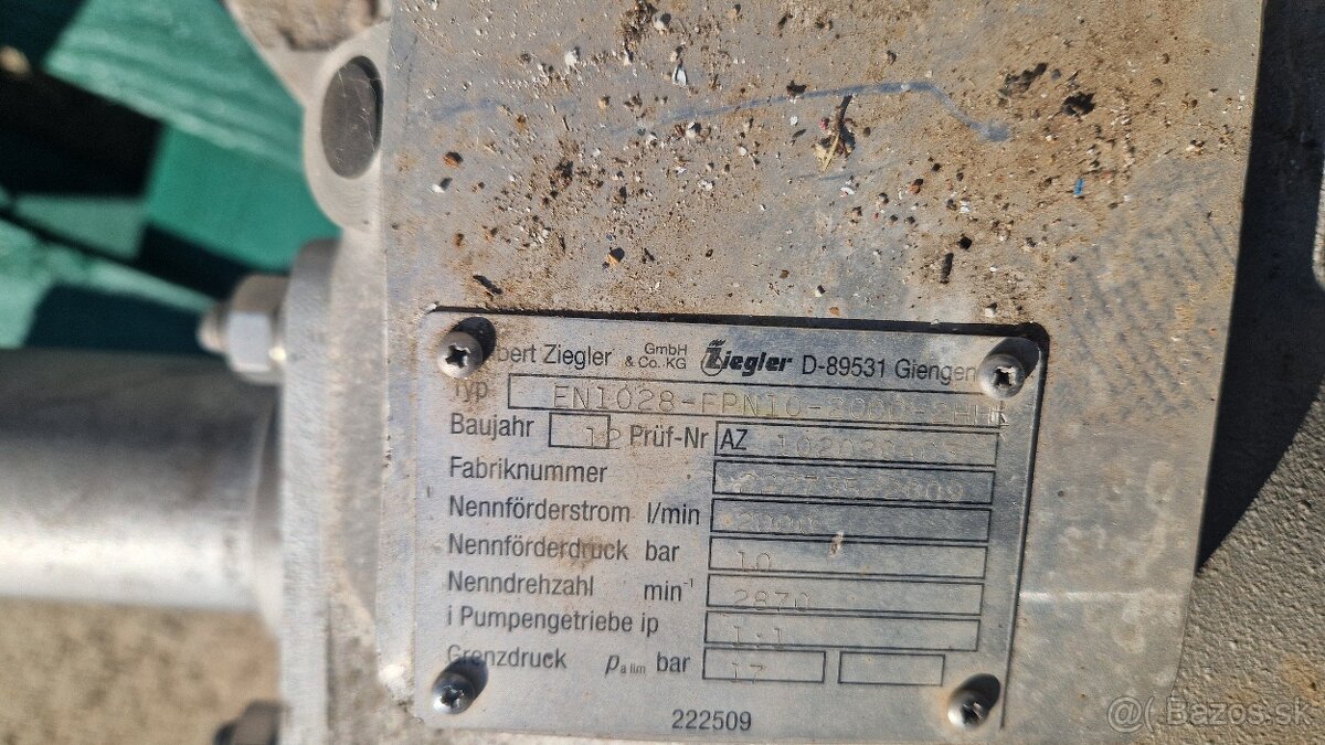 Predám čerpadlo ZIEGLER - poškodené - 5