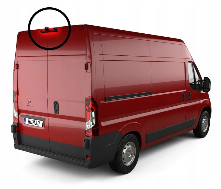 Cúvacia kamera pre dodávky Jumper / Boxer / Ducato - 5