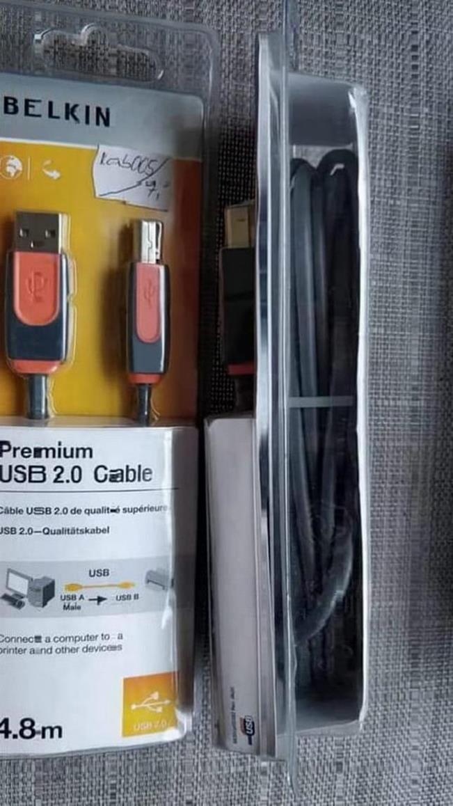 BELKIN Kábel USB 2.0 A-B prepojovací 4,8m - 5