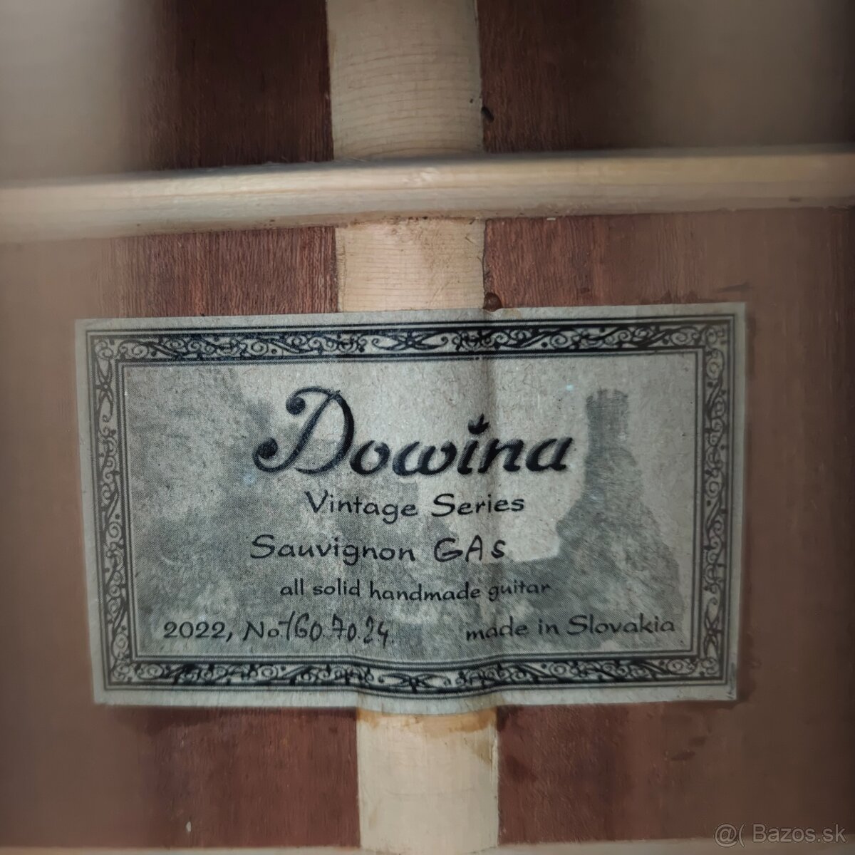 Elektroakustická gitara Dowina Sauvignon GAS - 5