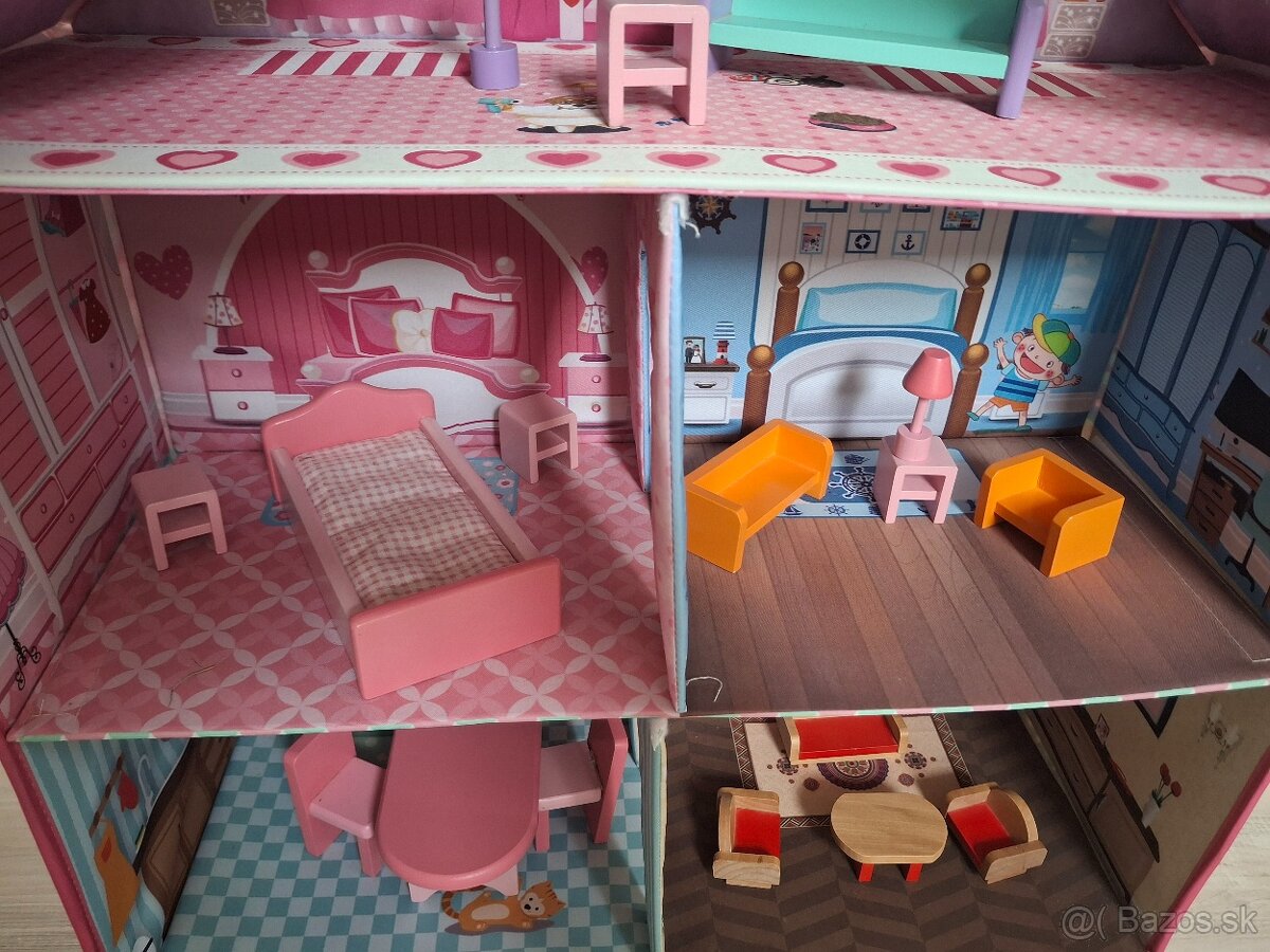Skladací domček pre bábiky LISA - 5