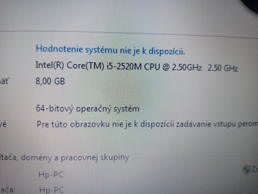 Hp elitebook 8460p , Intel(R) Core™i5 , 8gb ram , 240gb - 5